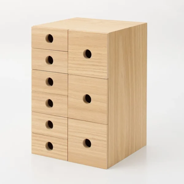 Wooden Storage Unit with 6 Drawers - Image 7