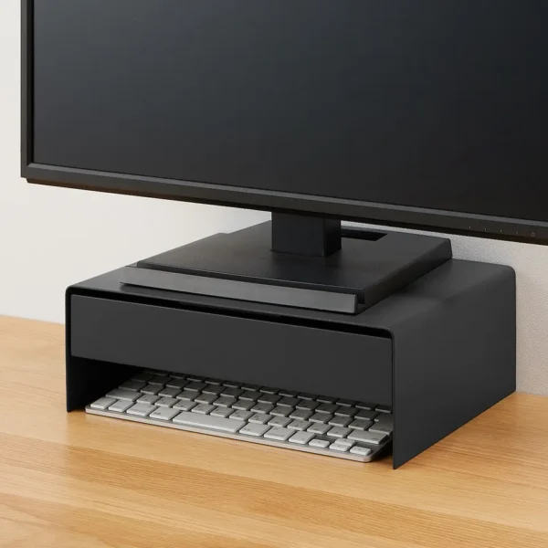 Steel Monitor Stand with Integrated Drawer - Image 8