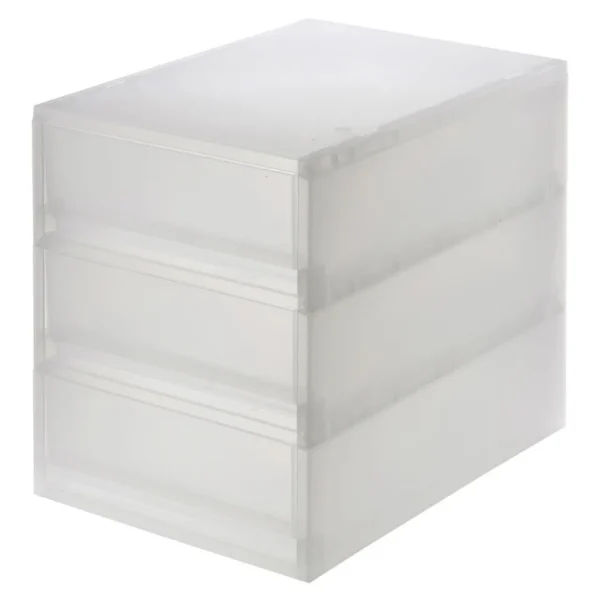 Polypropylene Drawer Box - 3-Tier A4, Stackable - Image 2